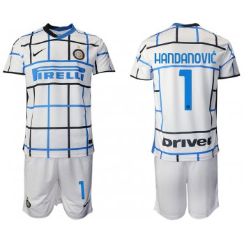 Men 2020-2021 club Inter milan away 1 white Soccer Jerseys