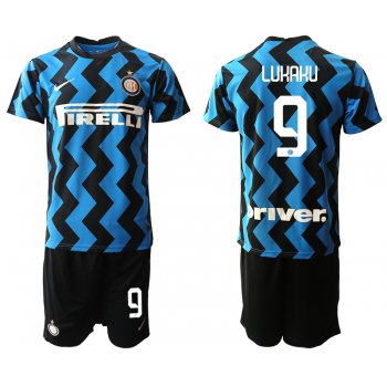 Men 2020-2021 club Inter milan home 9 blue Soccer Jerseys