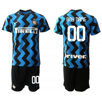 Men 2020-2021 club Inter milan home customized blue Soccer Jerseys