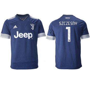 Men 2020-2021 club Juventus away aaa version 1 blue Soccer Jerseys