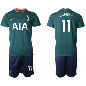 Men 2020-2021 club Tottenham away 11 green Soccer Jerseys