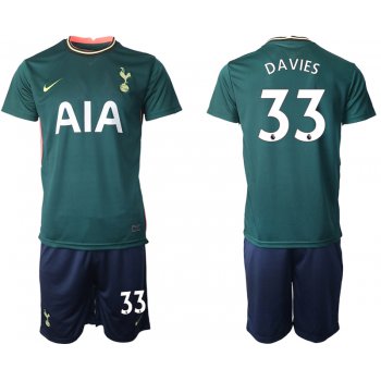 Men 2020-2021 club Tottenham away 33 green Soccer Jerseys