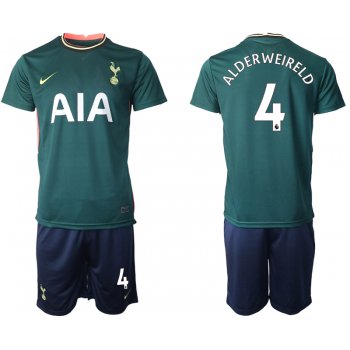 Men 2020-2021 club Tottenham away 4 green Soccer Jerseys