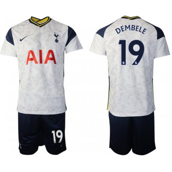 Men 2020-2021 club Tottenham home 19 white Soccer Jerseys