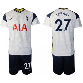 Men 2020-2021 club Tottenham home 27 white Soccer Jerseys