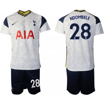 Men 2020-2021 club Tottenham home 28 white Soccer Jerseys