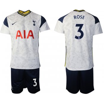 Men 2020-2021 club Tottenham home 3 white Soccer Jerseys