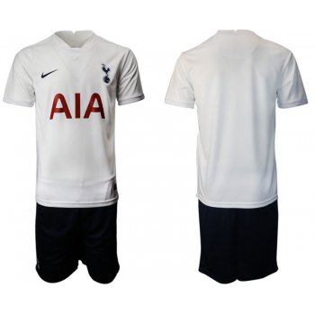 Men 2021-2022 Club Tottenham home white blank Nike Soccer Jersey