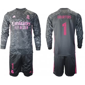 2021 Men Real Madrid away long sleeve 1 soccer jerseys