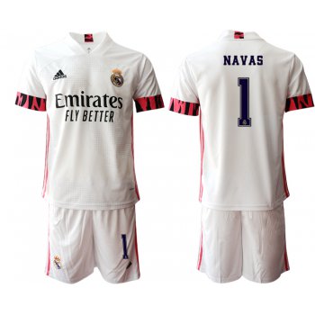 Men 2020-2021 club Real Madrid home 1 white Soccer Jerseys2