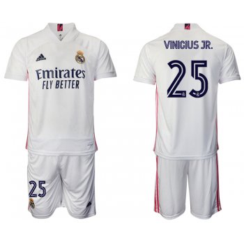 Men 2020-2021 club Real Madrid home 25 white Soccer Jerseys