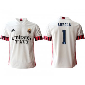 Men 2020-2021 club Real Madrid home aaa version 1 white Soccer Jerseys