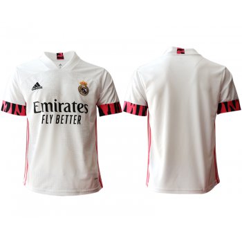 Men 2020-2021 club Real Madrid home aaa version blank white Soccer Jerseys1