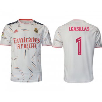 Men 2021-2022 Club Real Madrid home aaa version white 1 Adidas Soccer Jerseys