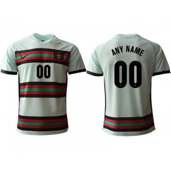 Men 2021 Europe Portugal away AAA version custom white soccer jerseys