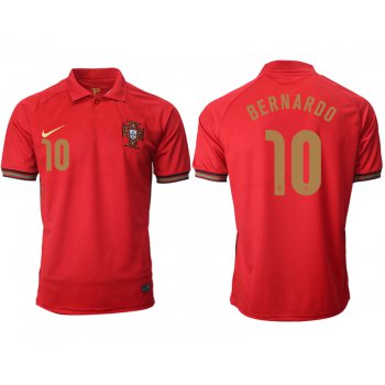 Men 2021 Europe Portugal home AAA version 10 soccer jerseys