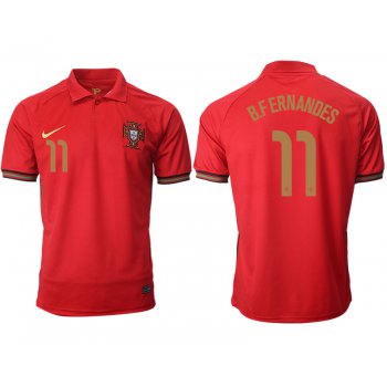 Men 2021 Europe Portugal home AAA version 11 soccer jerseys