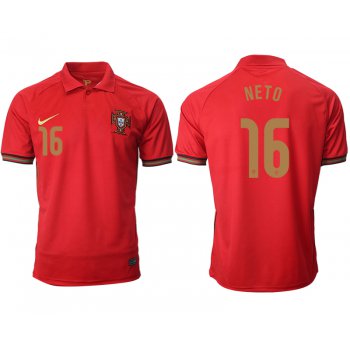 Men 2021 Europe Portugal home AAA version 16 soccer jerseys