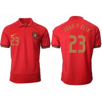 Men 2021 Europe Portugal home AAA version 23 soccer jerseys