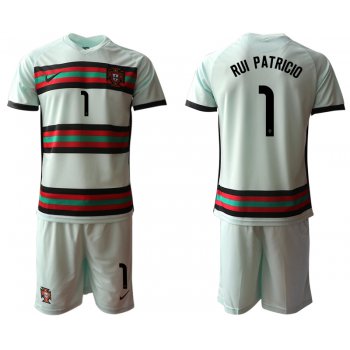 Men 2021 European Cup Portugal away grey 1 Soccer Jersey