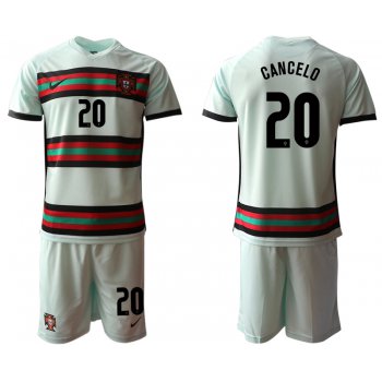 Men 2021 European Cup Portugal away grey 20 Soccer Jersey