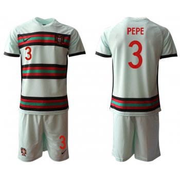 Men 2021 European Cup Portugal away grey 3 Soccer Jersey1