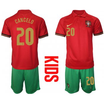 2021 European Cup Portugal home Youth 20 soccer jerseys