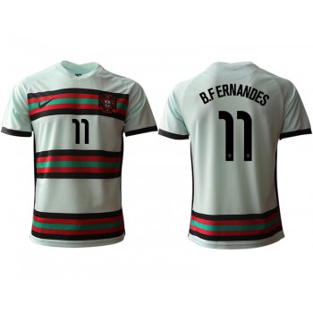 Men 2021 Europe Portugal away AAA version 11 soccer jerseys