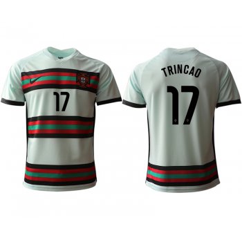 Men 2021 Europe Portugal away AAA version 17 soccer jerseys