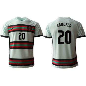 Men 2021 Europe Portugal away AAA version 20 soccer jerseys