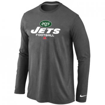 Nike New York Jets Critical Victory Long Sleeve T-Shirt D.Grey