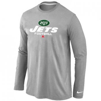 Nike New York Jets Critical Victory Long Sleeve T-Shirt Grey