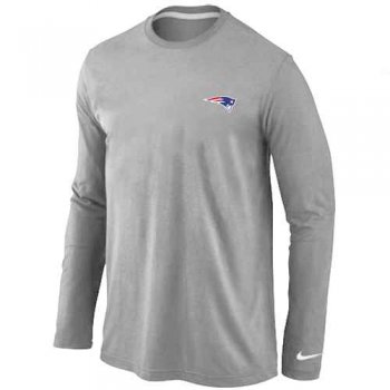 New England Patriots Sideline Legend Authentic Logo Grey