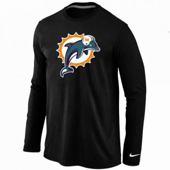 Nike Miami Dolphins Logo Long Sleeve T-Shirt black