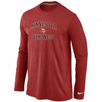 Nike Minnesota Vikings Heart & Soul Long Sleeve T-Shirt RED