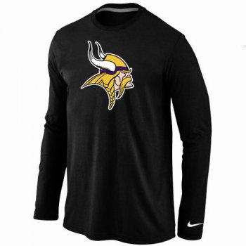 Nike Minnesota Vikings Logo Long Sleeve T-Shirt black