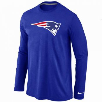 Nike New England Patriots Logo Long Sleeve T-Shirt BLUE