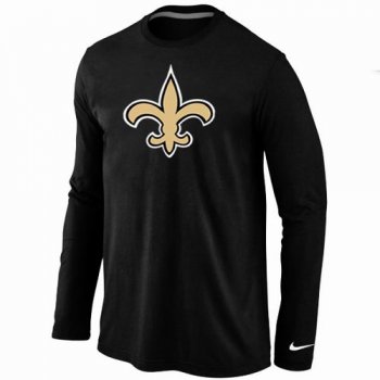 Nike New Orleans Saints Logo Long Sleeve T-Shirt black