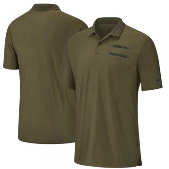 Carolina Panthers Nike Salute to Service Sideline Polo Olive