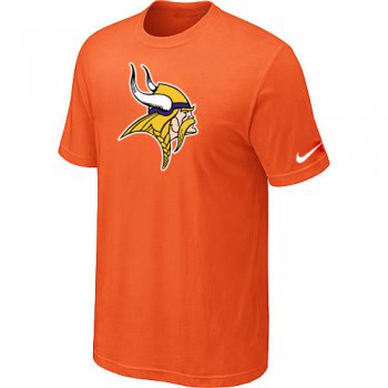 Minnesota Vikings Sideline Legend Authentic Logo T-Shirt Orange