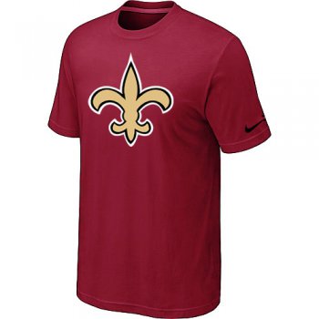 New Orleans Saints Sideline Legend Authentic Logo T-Shirt Red