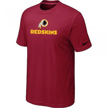 Nike Washington Redskins Authentic Logo T-Shirt Red