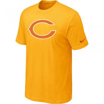 Chicago Bears Sideline Legend Authentic Logo T-Shirt Yellow