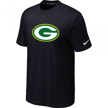 Green Bay Packers Sideline Legend Authentic Logo T-Shirt Black