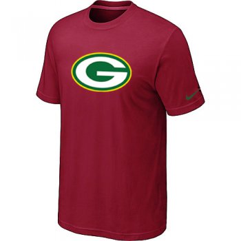 Green Bay Packers Sideline Legend Authentic Logo T-Shirt Red