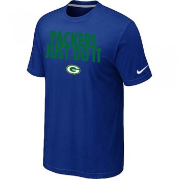 NFL Green Bay Packers Just Do It Blue T-Shirt