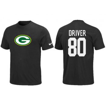 Nike Green Bay Packers Donald Driver Name & Number T-Shirt Green Black