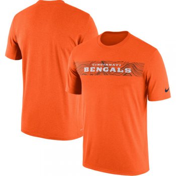 Cincinnati Bengals Nike Orange Sideline Seismic Legend T-Shirt