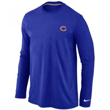 Chicago Bears Logo Long Sleeve T-Shirt Blue