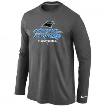 Nike Carolina Panthers Critical Victory Long Sleeve T-Shirt D.Grey